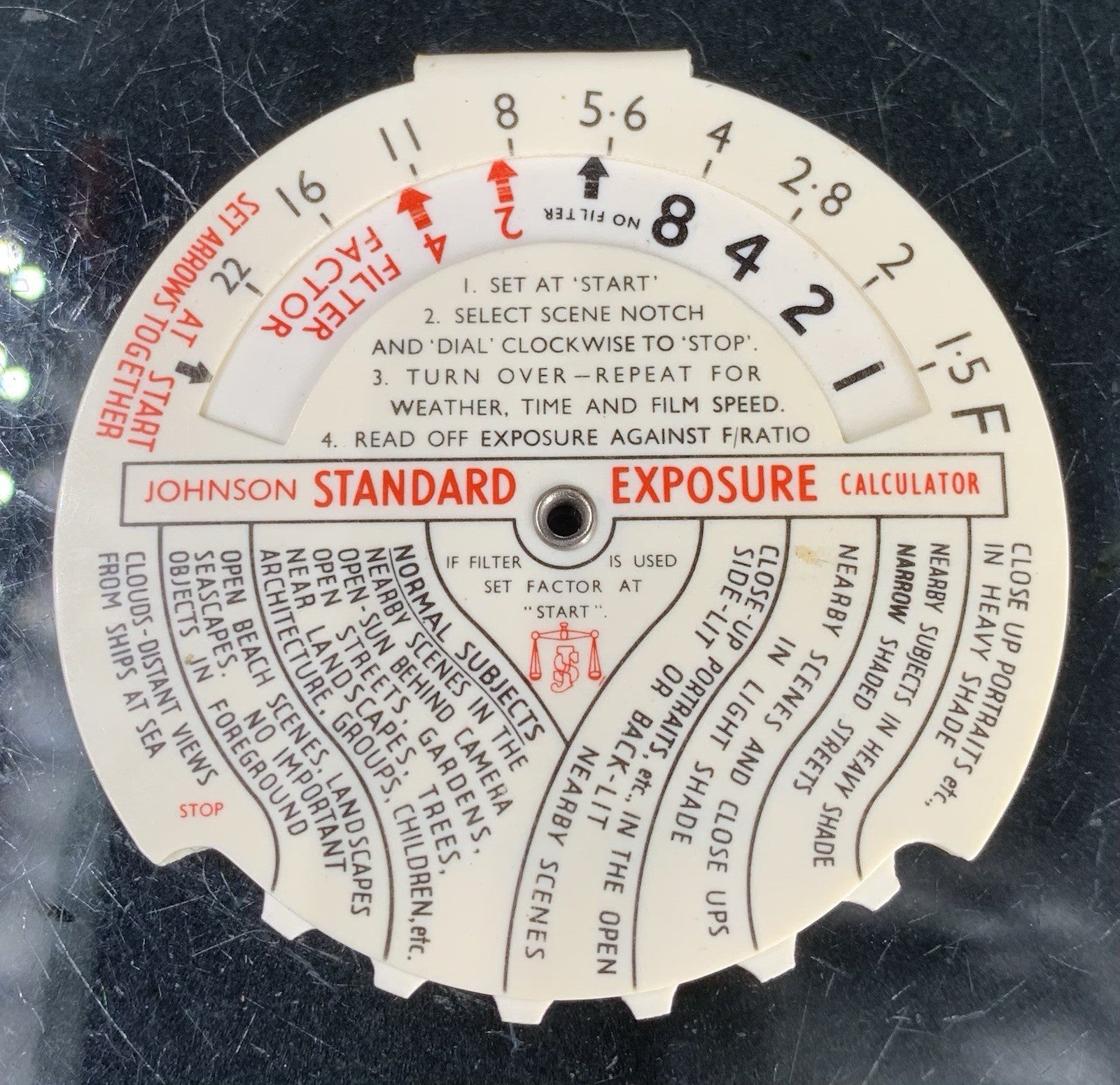 Johnson Standard Exposure Calculator #8860