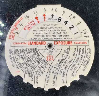 Johnson Standard Exposure Calculator #8860