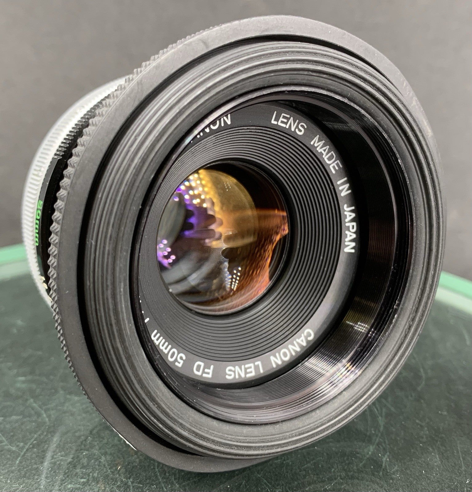 {SERVICED} Canon FD 50mm 1:1.8 S.C. Lens Mint & Clean0