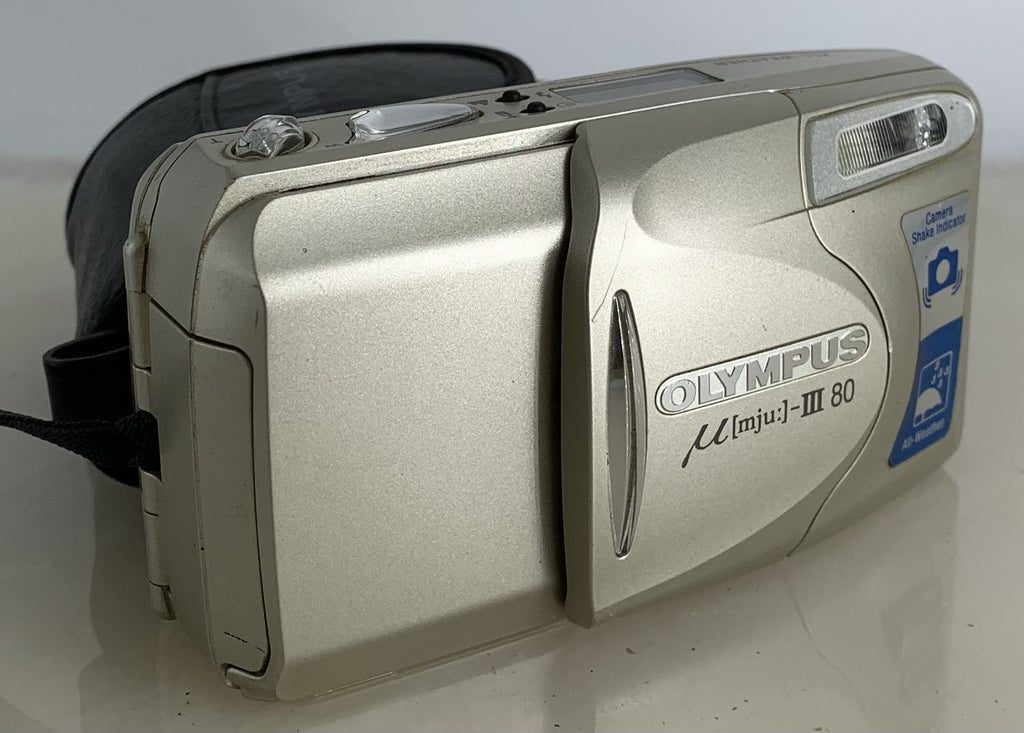 Olympus MJU III 80 Camera 35mm Film Point & Shoot Compact 38-80mm Lens+CASE#1220