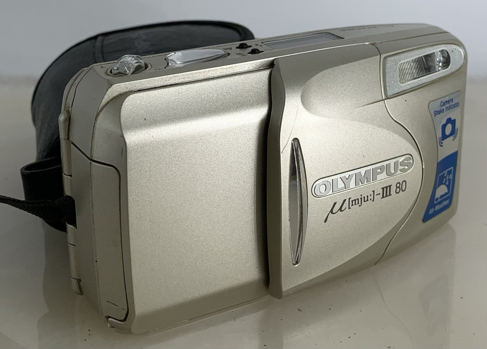 Olympus MJU III 80 Camera 35mm Film Point & Shoot Compact 38-80mm Lens+CASE#1220