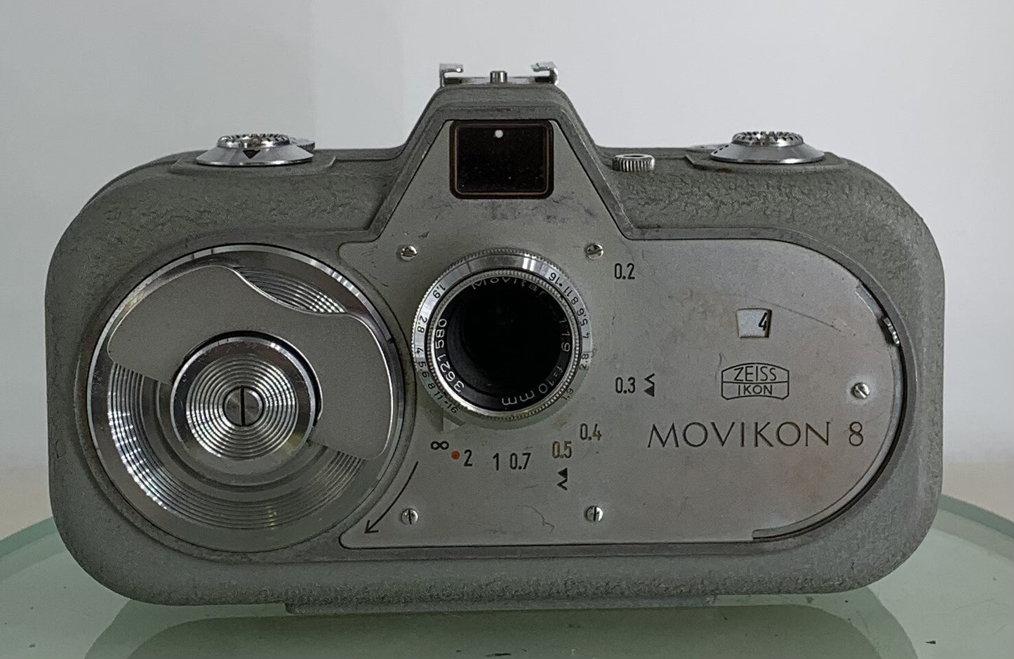 Zeiss Ikon Movikon 8 8mm Movitar f=10mm-vintage Cine Camera+Grey+Case#3311