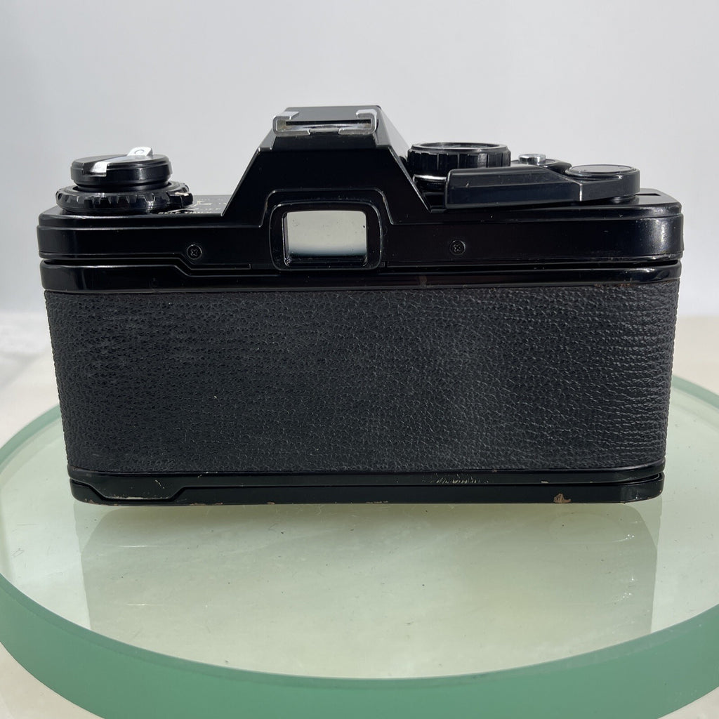 SERVICED OLYMPUS OM-10 BLACK + OLYMPUS OM 28MM F2.8 LENS 35MM SLR CAMERA #9175
