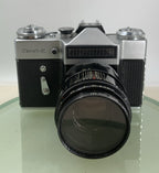Very Rare ZENIT E VINTAGE POINT AND SHOOT FILM CAMERA SILVER TESTED - 1461