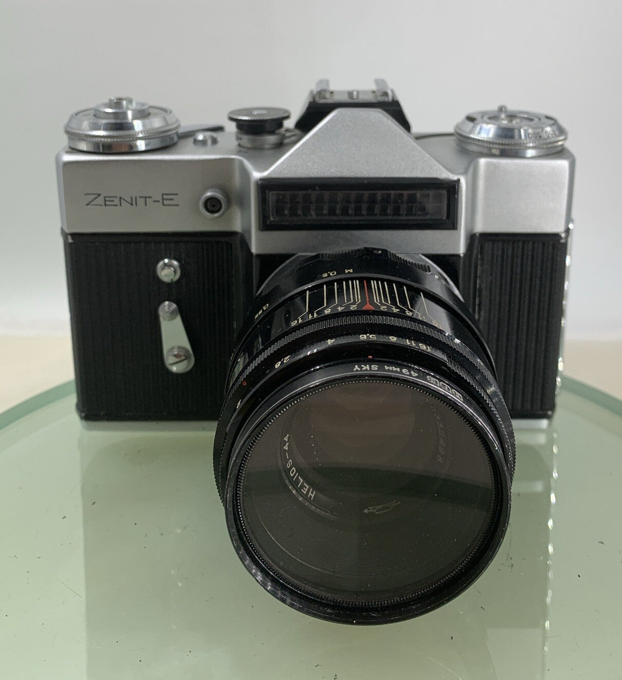 Very Rare ZENIT E VINTAGE POINT AND SHOOT FILM CAMERA SILVER TESTED - 1461