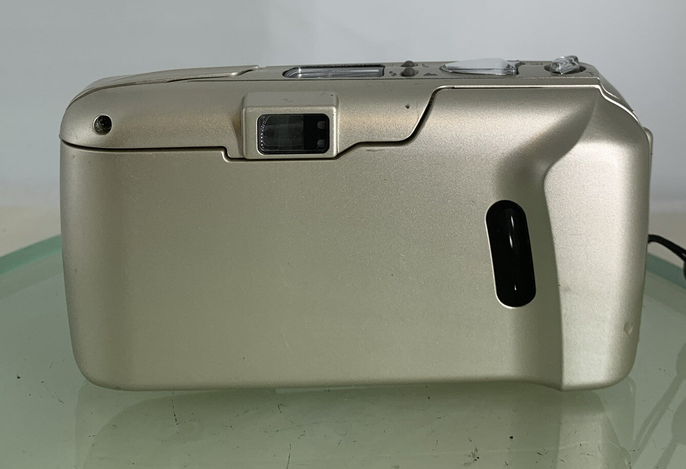 Olympus mju ii Zoom 80 35mm Ultra Compact Camera Beige All Weather  Working #355