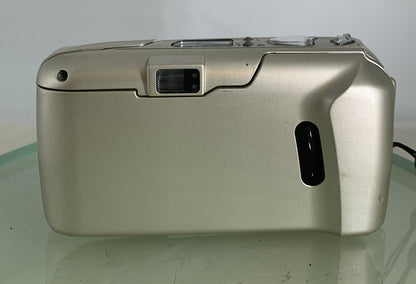 Olympus mju ii Zoom 80 35mm Ultra Compact Camera Beige All Weather  Working #355
