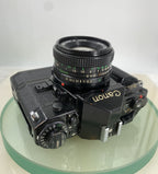 BEAUTIFUL Canon A-1 35mm SLR Camera Body+ FD 50mm f/1.8 FULLY WORKING #8124