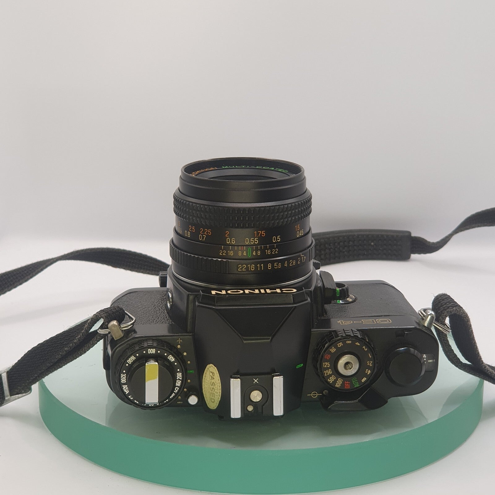 CHINON CE-4 35mm Film SLR Manual Camera with CHINON 50mm F/1.7 MC Lens #8033