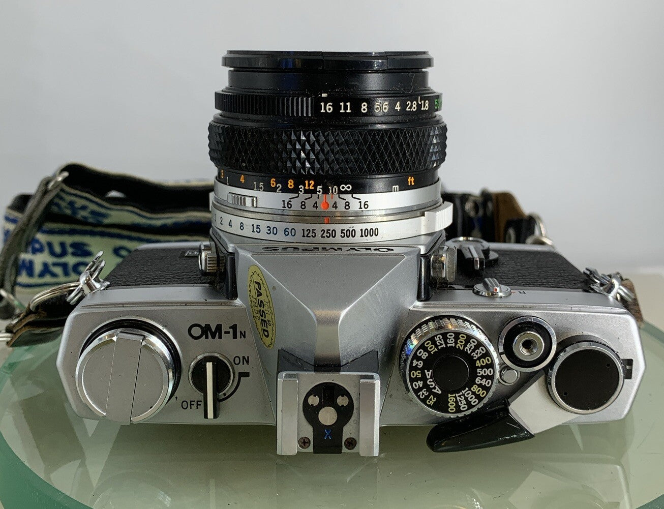 Olympus OM-1N MD 35mm Film SLR Manual Camera with Olympus 50/1.8 Zuiko Lens #1788