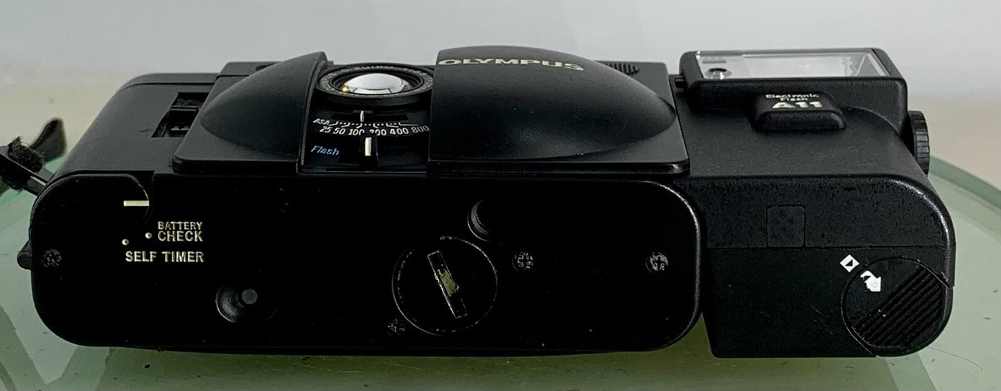OLYMPUS XA2 Electronic Flash A11 D.ZUIKO 35mm f3.5 Point & Shoot+ Case   #217