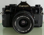 BEAUTIFUL Canon A-1 35mm SLR Camera Body+ FD 50mm f/1.8 FULLY WORKING #2190