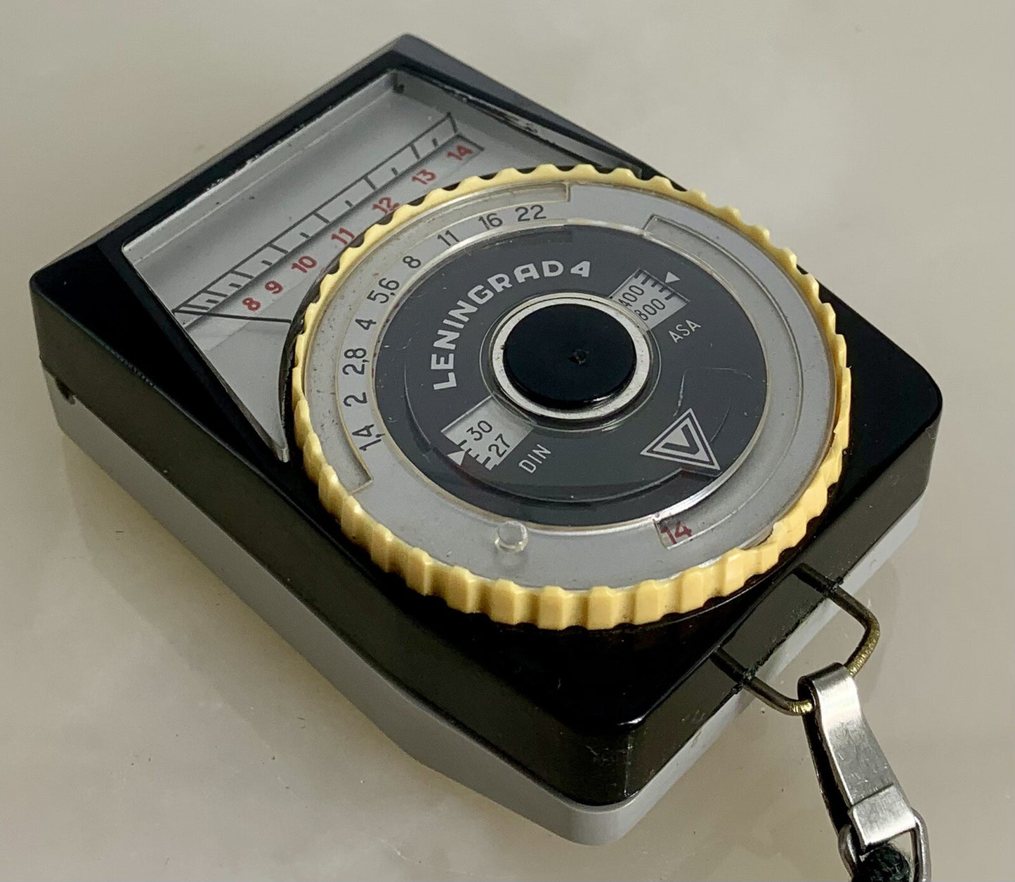 Leningrad 4 Exposure Light Meter + Case & Opal Panel For Vintage Camera - 5571