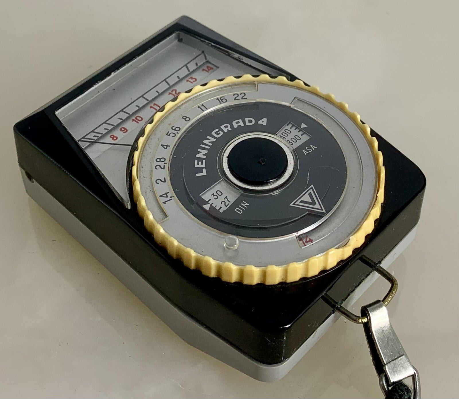 Leningrad 4 Exposure Light Meter + Case & Opal Panel For Vintage Camera - 5571