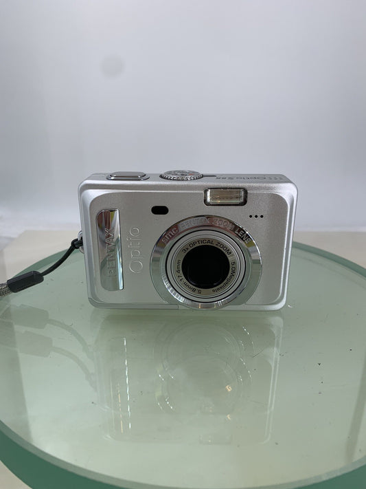 Pentax Optio S55 5.0MP Compact Digital Camera SILVER NO CARD TESTED - 8140