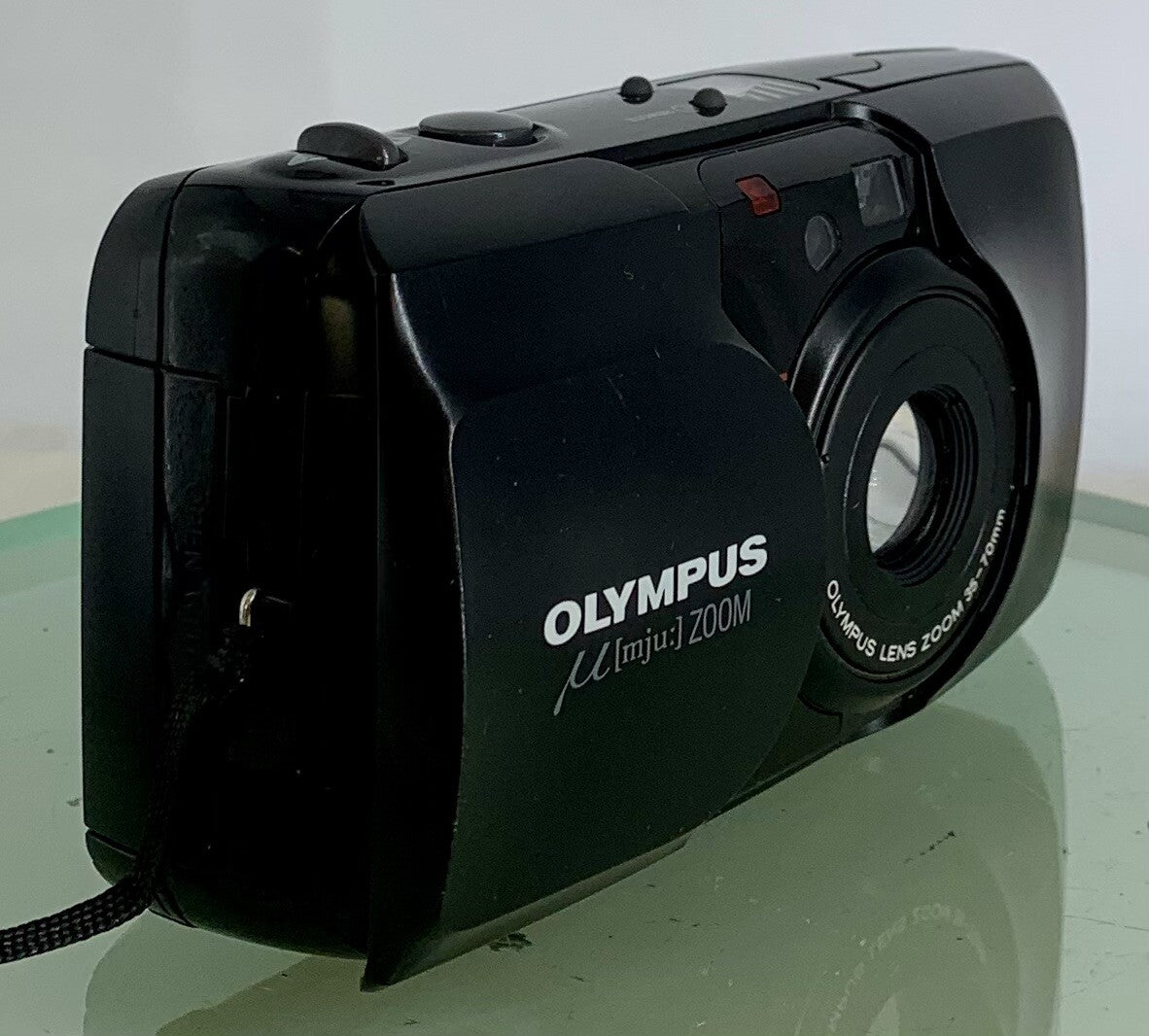 Olympus µ mju Zoom 35mm ALL WEATHER FILM CAMERA BLACK - TESTED - 3432