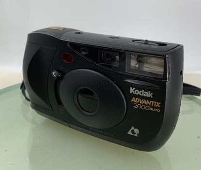 Kodak Advantix 2000 AUTO FILM CAMERA BLACK WITH CASE - TESTED - 8921