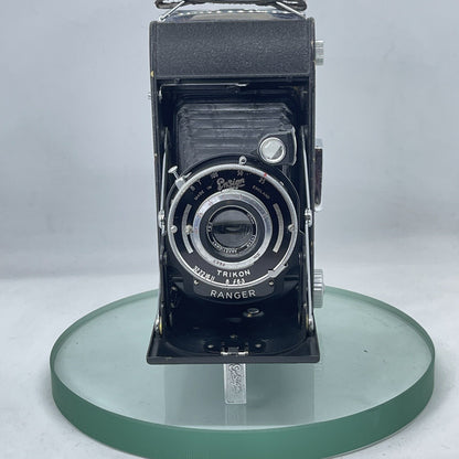 ENSIGN RANGER Folding Camera F6.3 Lens Trikon 105mm. Ensar Anastigmatic 1412