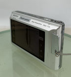 SONY DSC-T70 8.1 MP CyberShot Digital Camera SILVER+CHARGER+WIRE TESTED - 7616
