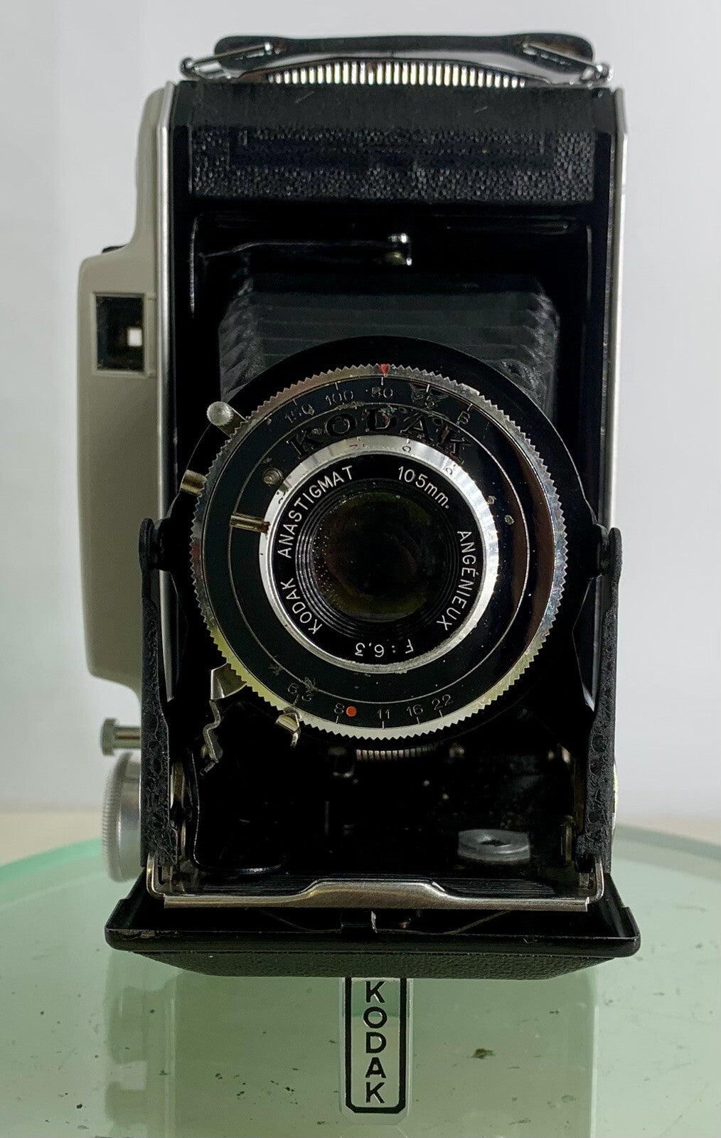 Kodak 6.3 Model 21 with 105mm 1:6.3 Angieux Anastigmat + CASE, TESTED #422