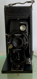 Vintage Synchro Shutter Folding Camera Made In England - 1951