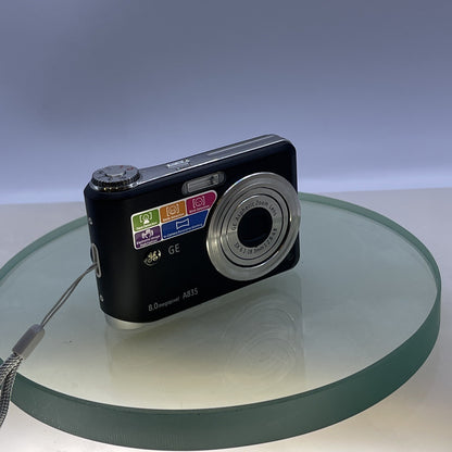 General Imaging GE A835 8.0 MP Compact Digital Camera Black Tested #1470