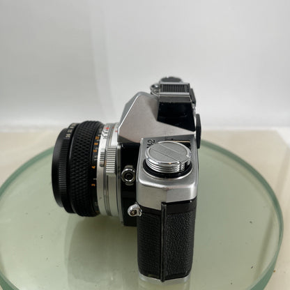 Olympus OM-2 35mm SLR camera body & Hotshoe 2 50mm 1:1.8 TESTED  #8848