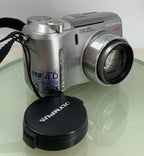 Olympus C-750 Ultra Zoom Digital Compact Camera 4MP SILVER NO CARD TESTED - 230