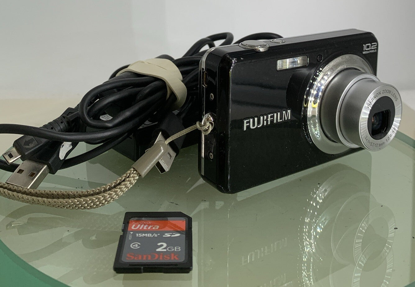Fujifilm Digital Camera FinePix J29 12.2MP + CHARGER + 2GB CARD TESTED - 9870
