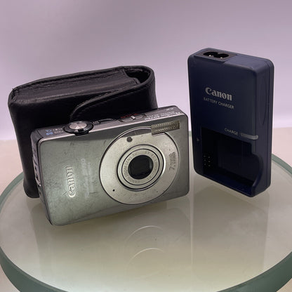 Canon PowerShot SD750 Compact Digital Camera 7.1MP flash not working,2GB SD,BATT0