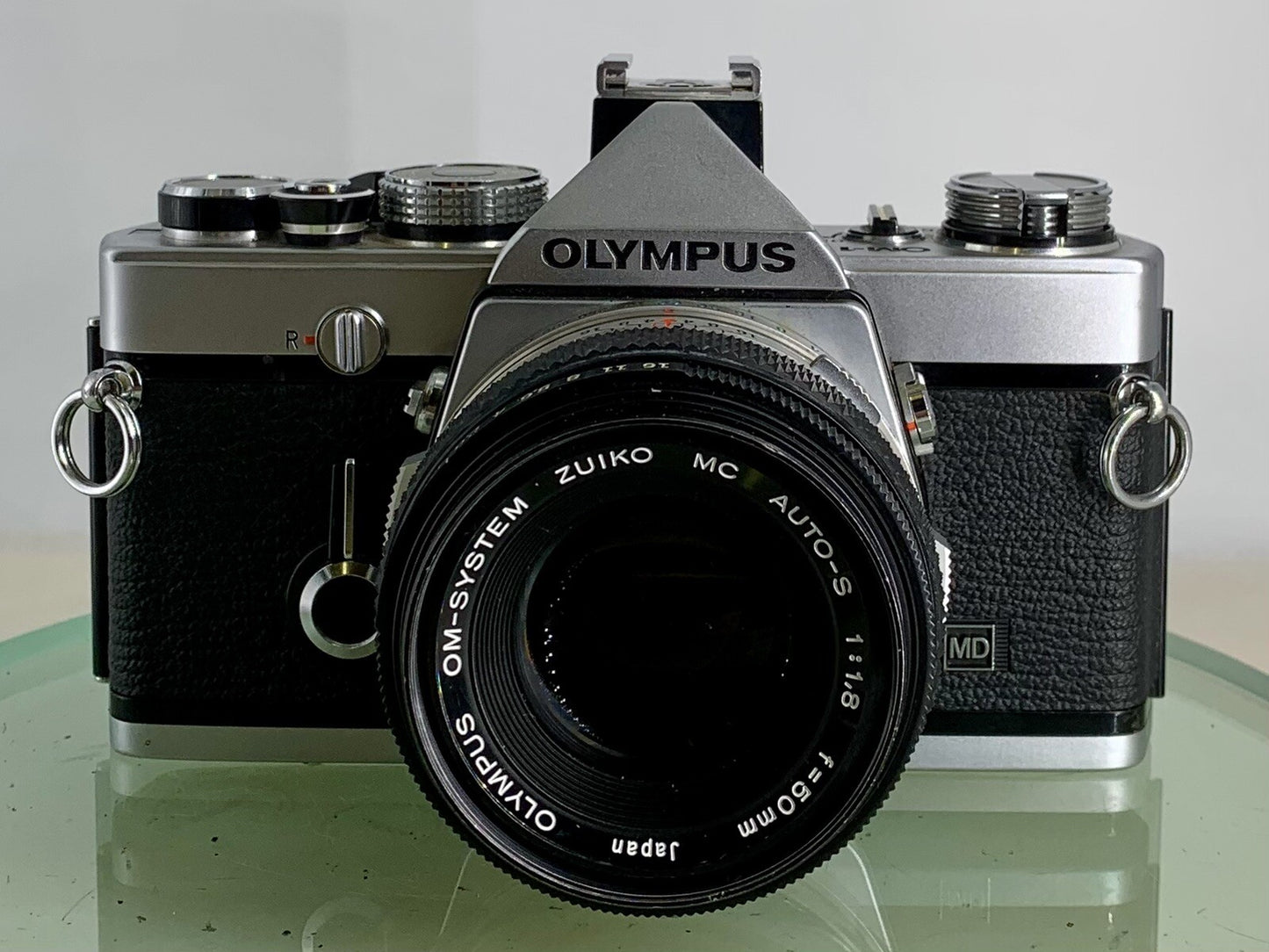 Olympus OM-1N MD 35mm Film SLR Manual Camera with Olympus 50/1.8 Zuiko Lens 1261