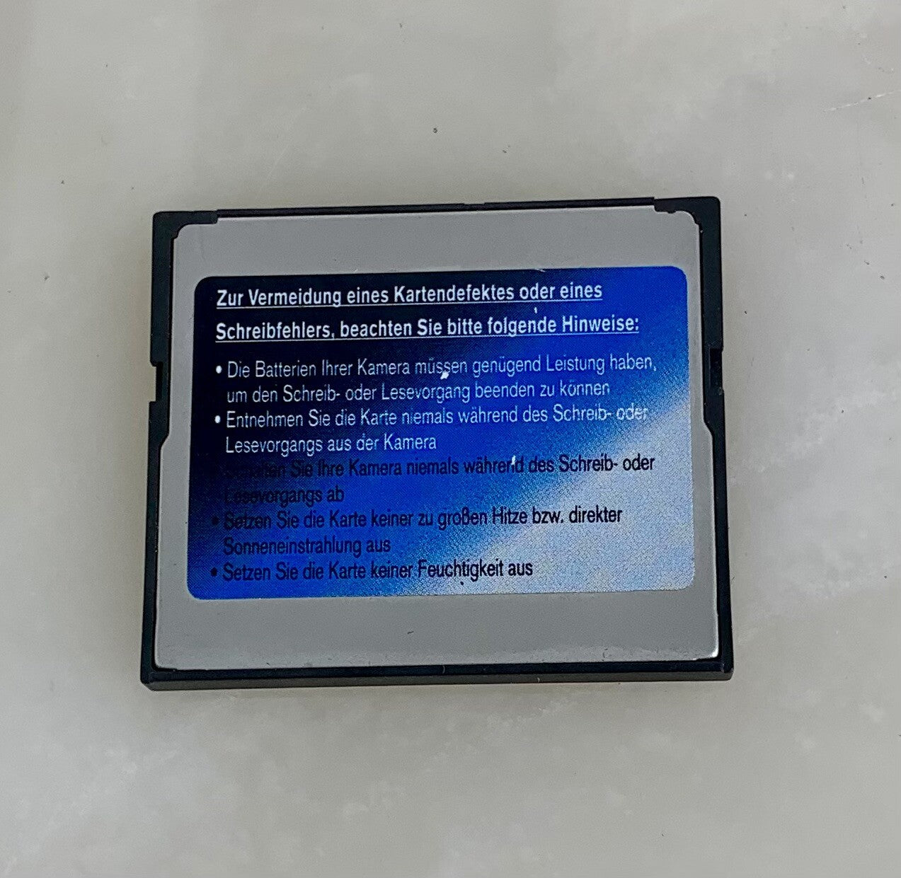 Traveler Compact Flash CF Card 64MB #851