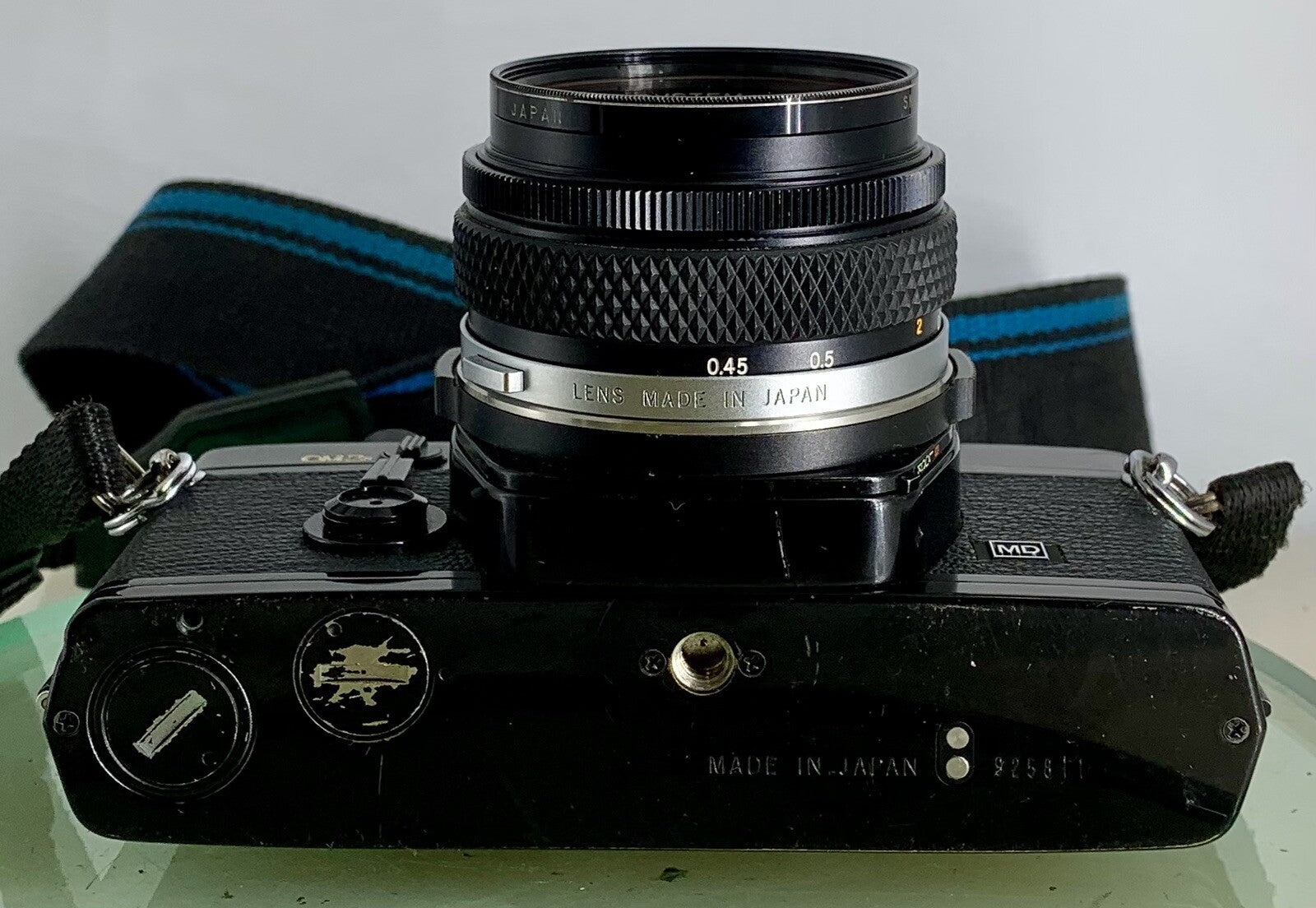 Olympus OM-2n Black - 35mm SLR Film Camera + 50mm f/1.8 Lens+BOX+CASE-Tested 228