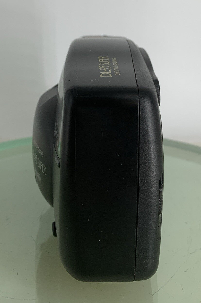 Fuji DL-95 Super 35mm Film Point and Shoot Camera BLACK NO CHARGER TESTED - 5433