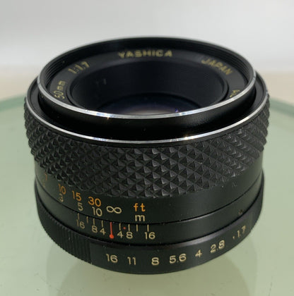 Yashica Auto Yashinon DS-M 50mm f1.7 - M42 Mount LENS BLACK TESTED - 3686