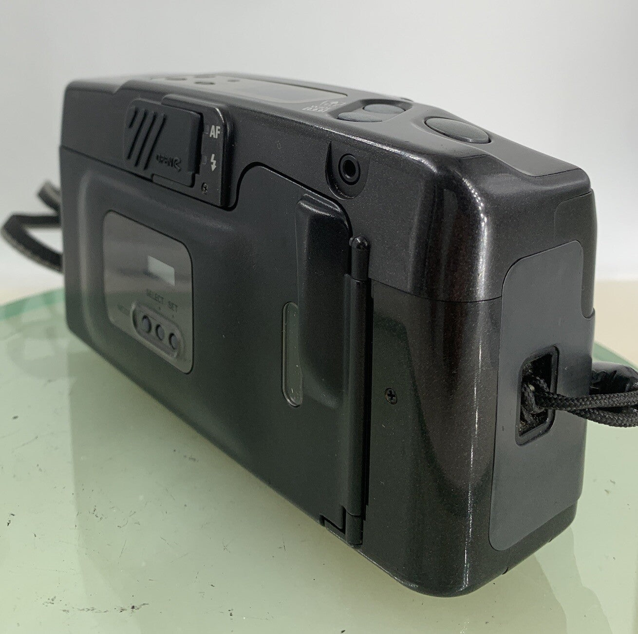 Ricoh POINT AND SHOOT FILM CAMERA RZ-750 DATE BLACK WORKING AND TESTED - 2586