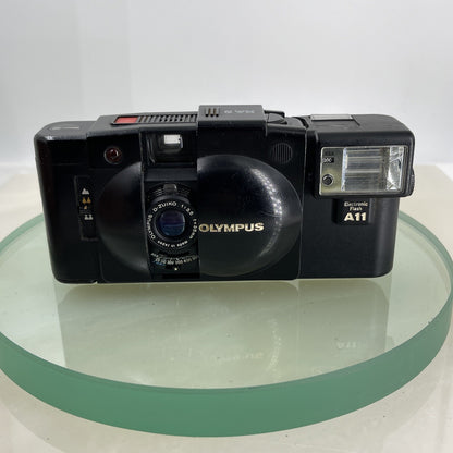 OLYMPUS XA2 Electronic Flash A11 D.ZUIKO 35mm f3.5 TESTED  POINT & SHOOT CAMERA1
