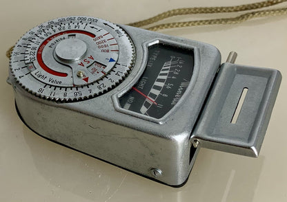 Minette Type IX Electric Exposure Meter + Case + Good Condition - 5454