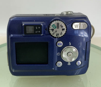 Nikon Coolpix 3200 DIGITAL CAMERA BLUE WITH COVER +WIRE NO CARD TESTED - 7645