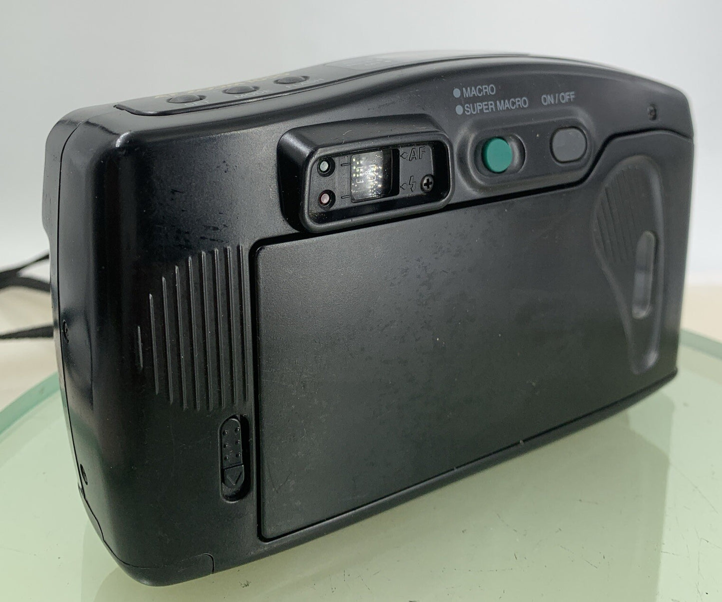 Samsung AF Zoom 1050 38-105mm Film Point And Shoot Camera Black Tested - 4054