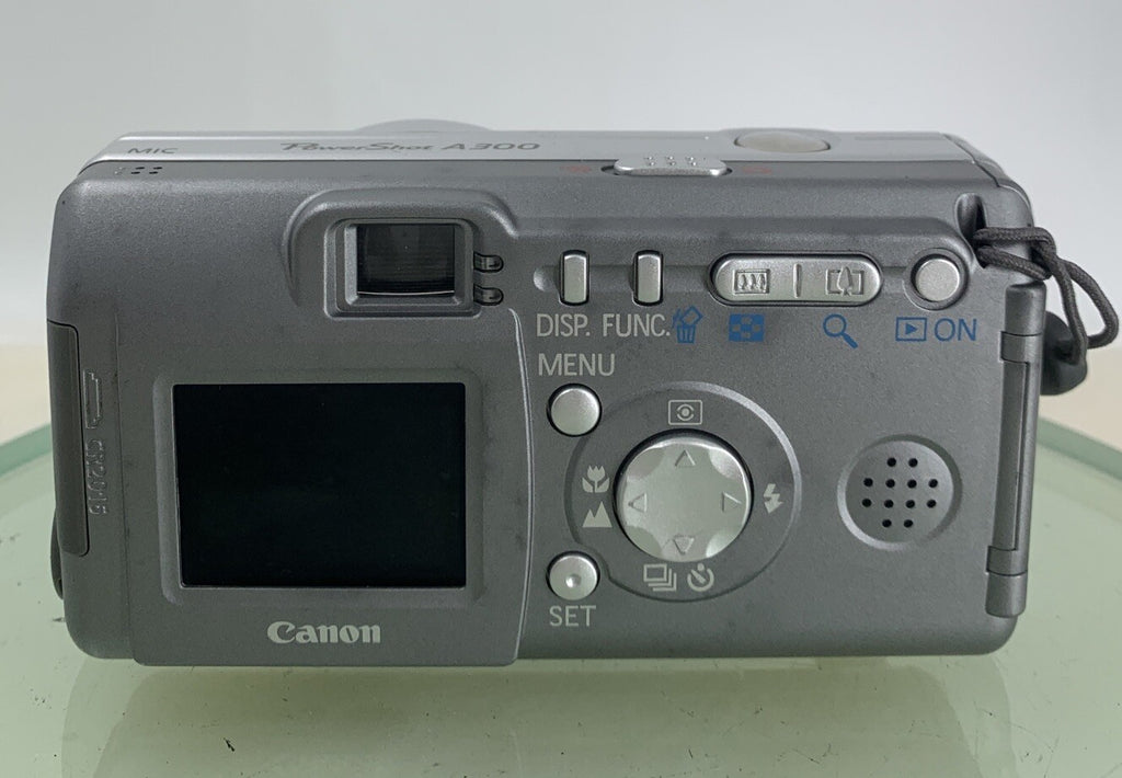 CANON POWERSHOT A300 SILVER DIGITAL CAMERA NO CHARGER NO CARD TESTED - 3045