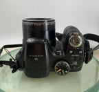 Fujifilm FinePix S1600 12.2MP COMPACT DIGITAL CAMERA BLACK + WIRE TESTED - 9255