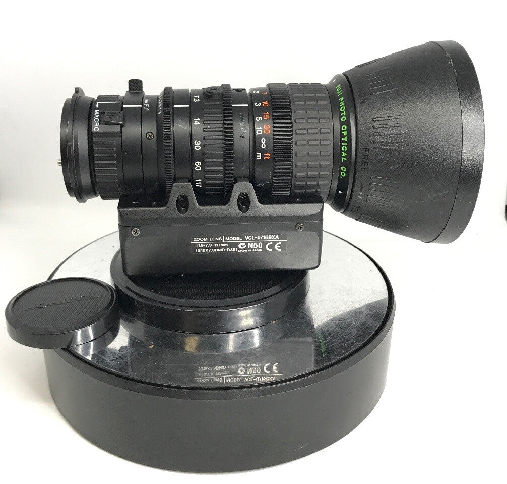 VCL-0716BXA Fujinon Zoom Lens for Sony DXC-390, 990, 9000 7.3-117mm 1:1.9 #TG117
