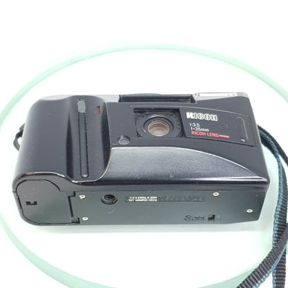 TESTED Ricoh AF-500D Film Point&Shoot Camera 35mm f/3.5 Ricoh Lens Date Set #6566