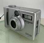 Polaroid COMPACT DIGITAL CAMERA PDC 3035 3.2MP NO CHARGER SILVER TESTED - 1322