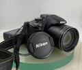 Nikon Coolpix P530 42X ZOOM Camera & CHARGER NO CARD, BLACK COLOR - TESTED - 3580