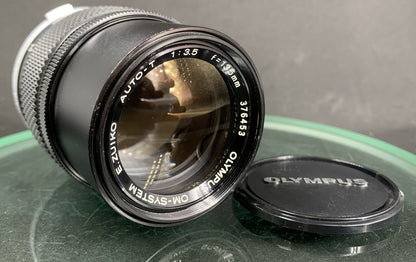 {SERVICED}Olympus 1:3.5 f/135mm OM-System Zuiko Auto-T SLR Lens Working Great#10