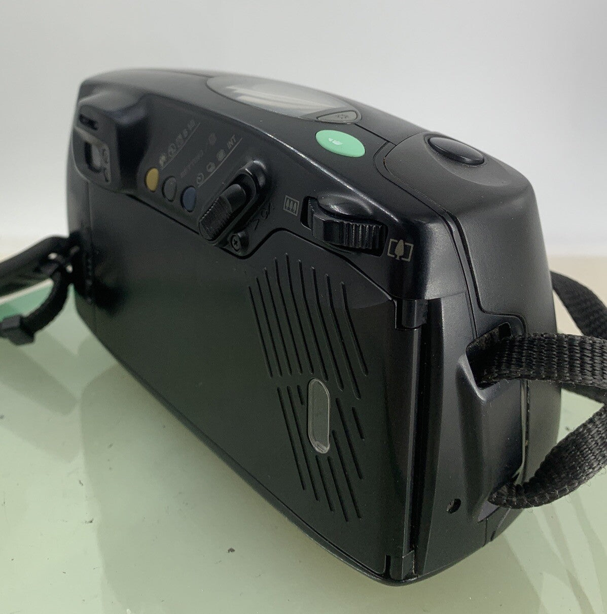 PENTAX ZOOM 105 SUPER CAMERA BLACK WITH COVER GOOD CONDITION TESTED - 3016