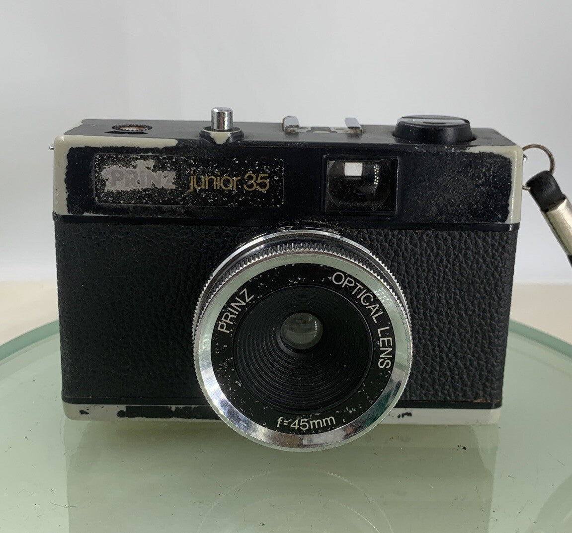 Prinz 35E 35mm Rangefinder Camera. BLACK WITH COVER  - TESTED - 9721