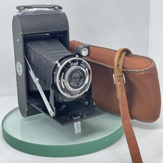 ENSIGN RANGER Folding Camera F6.3 Lens Trikon 105mm. Ensar Anastigmatic 1410